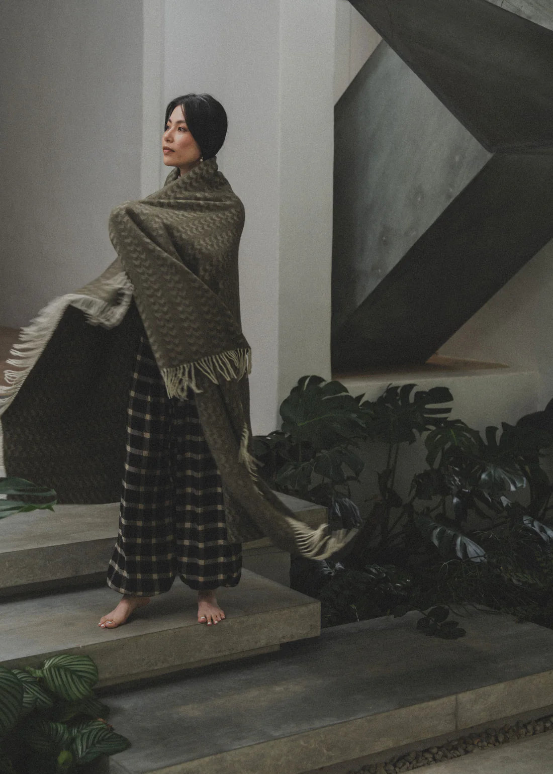Cashmere Wool Throw