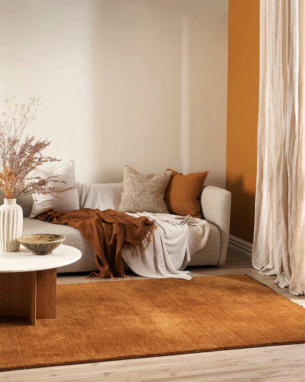 Sandringham Floor Rug | Pecan