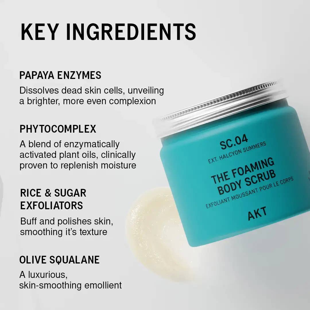 The Foaming Body Scrub| Halcyon Summers