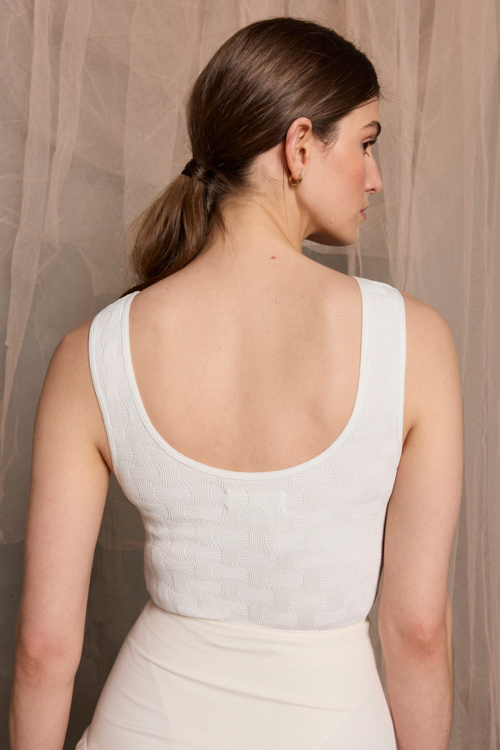 Tutti Stretch Bodysuit | White