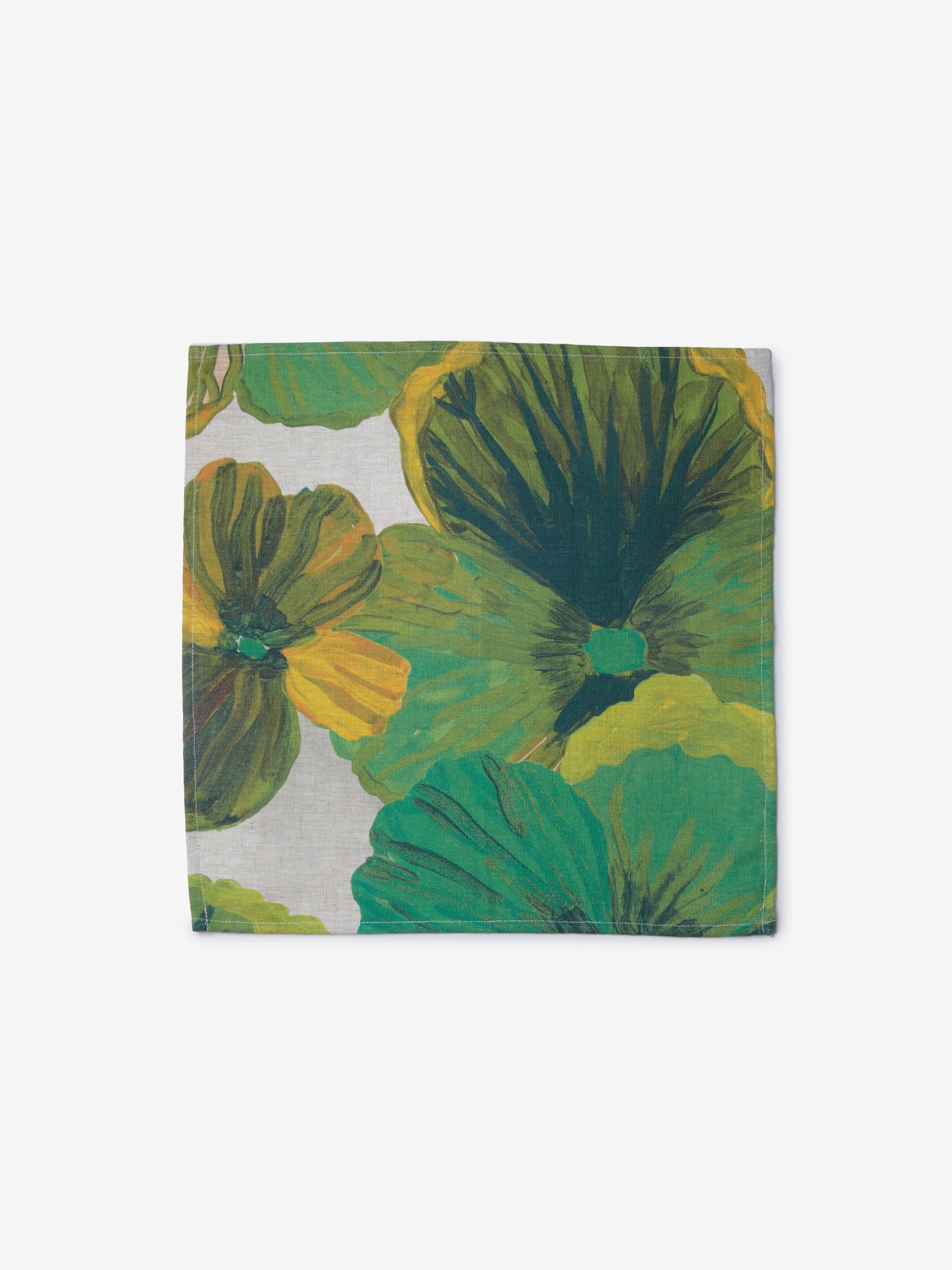 Wild Pansy Napkins Set | Verde