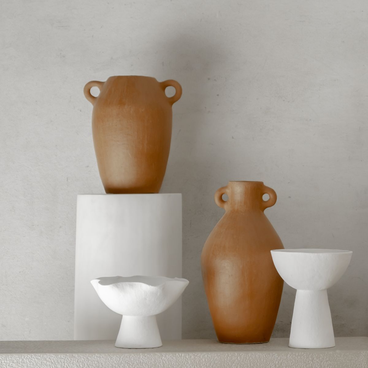 Gertrude Tall Vessel | Terracotta