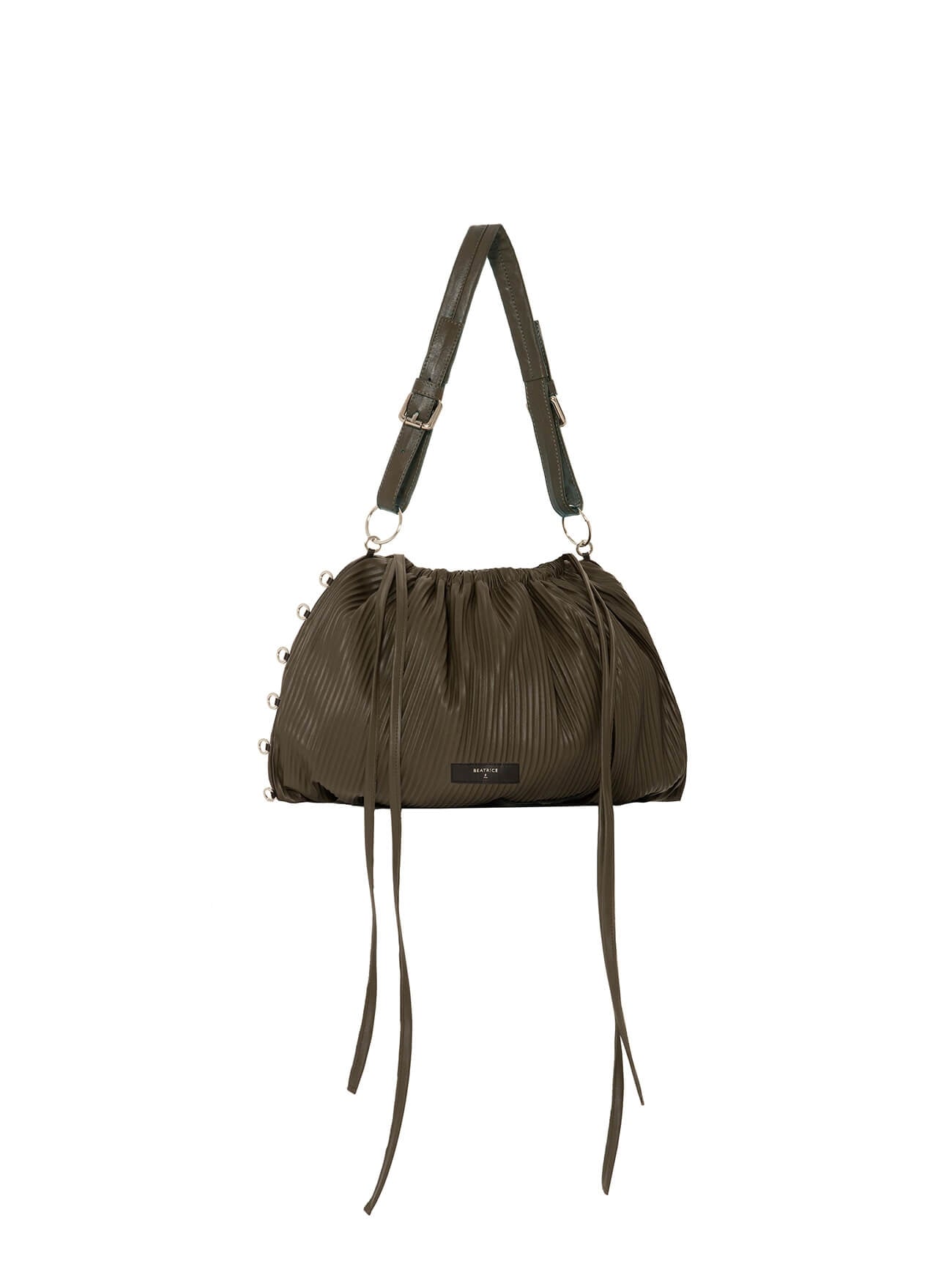 Maxi Clutch Bag w Micro Pleats