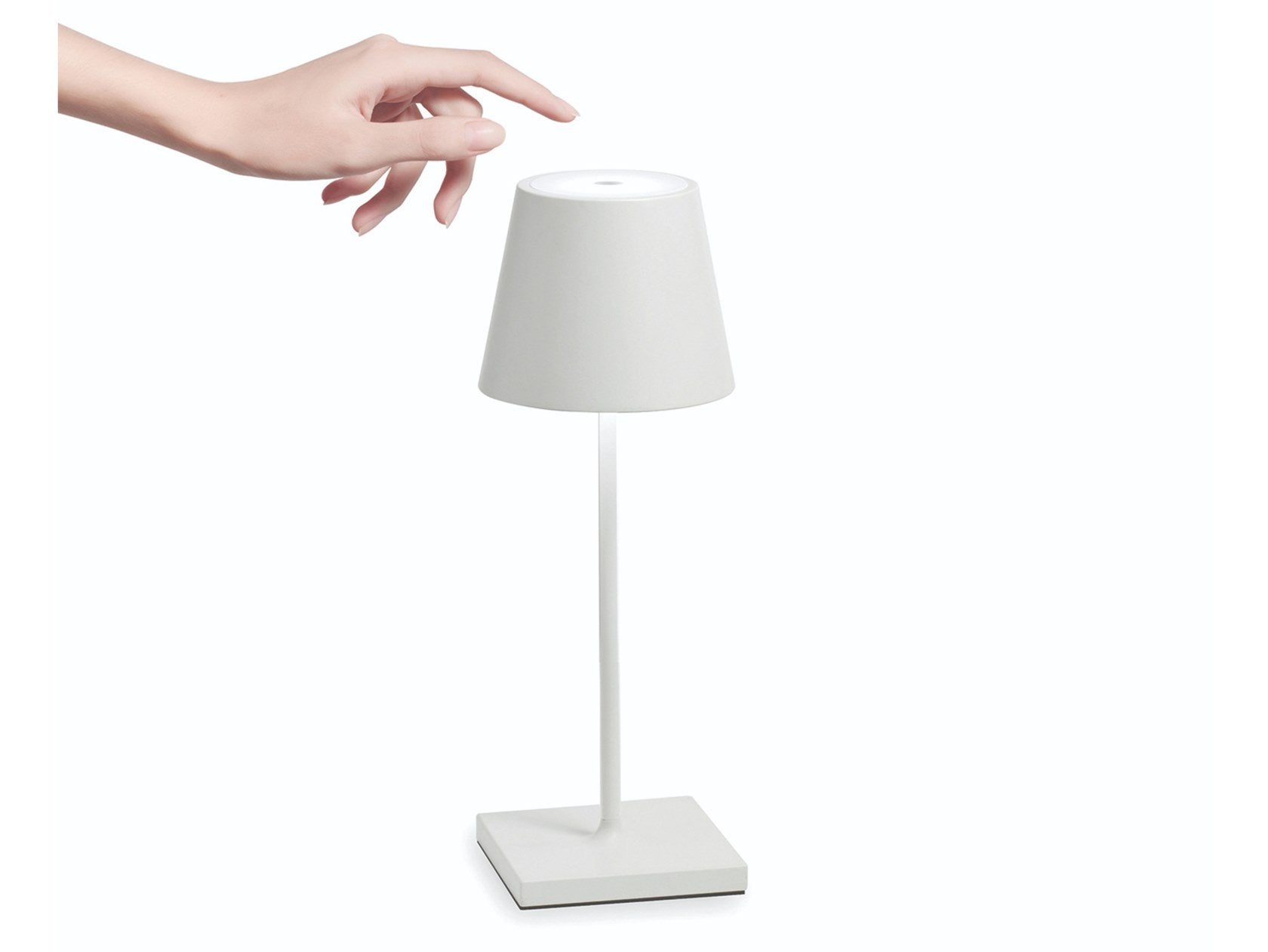 Poldina Touch Lamp | Matte White