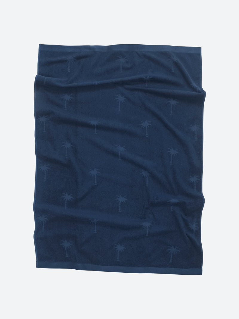 Blue Palm Towel