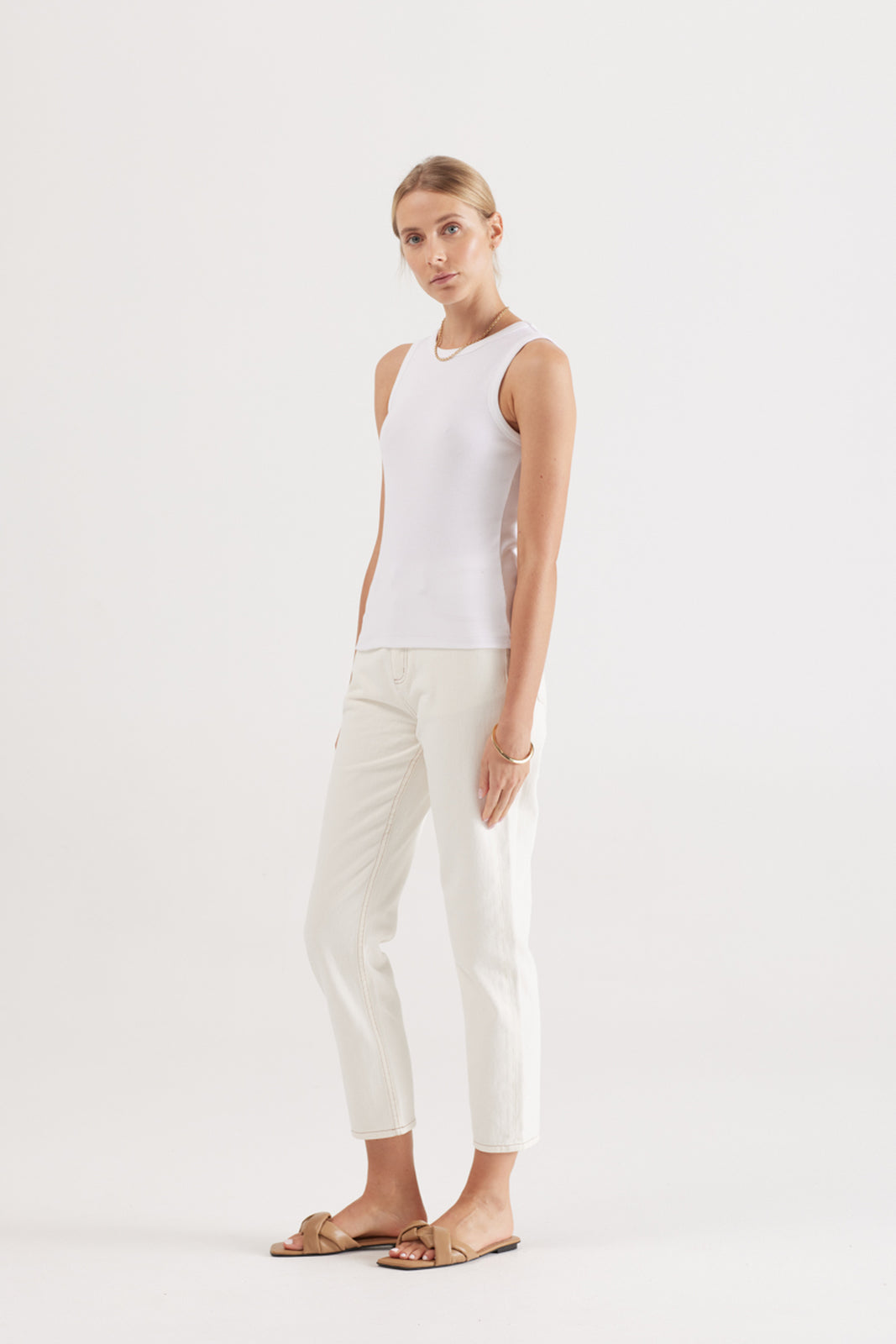 Nola Tank | White