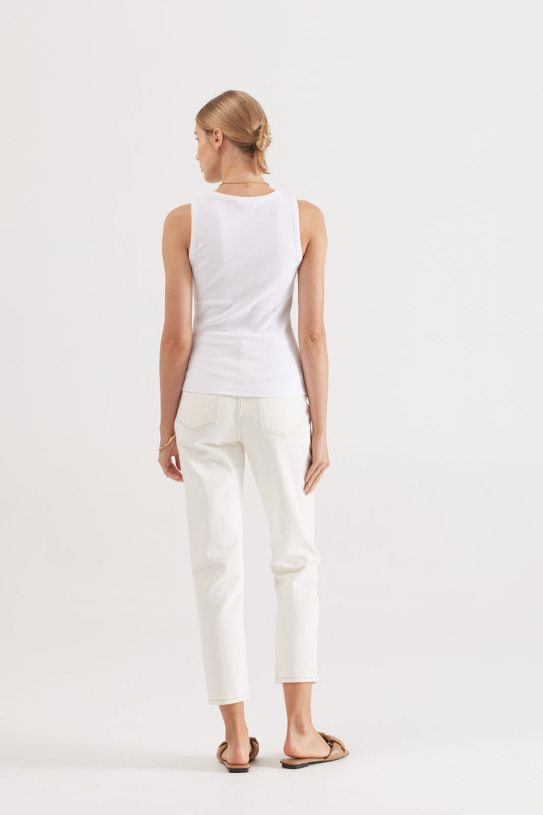 Nola Tank | White