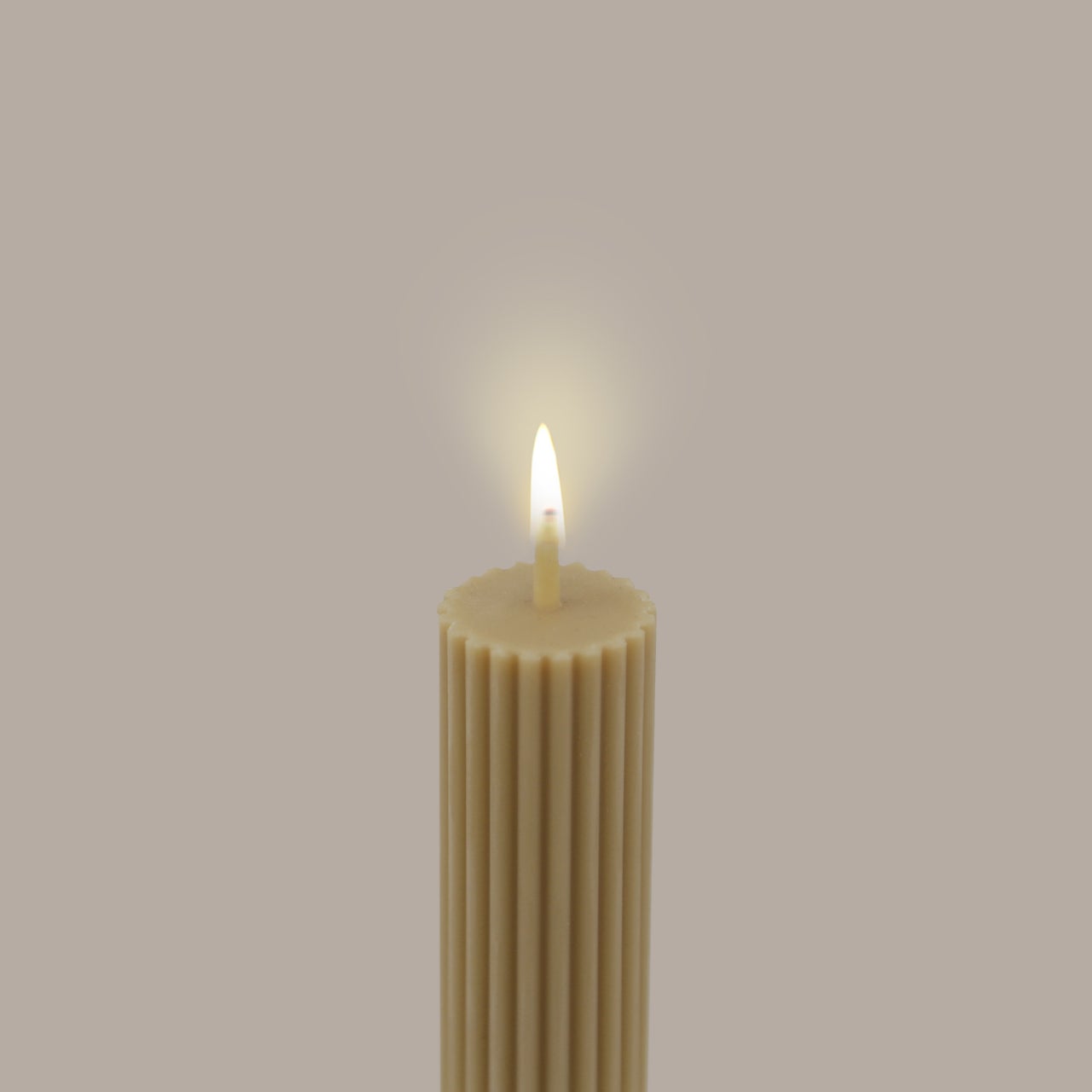 Column Pillar Candle Duo- Honey