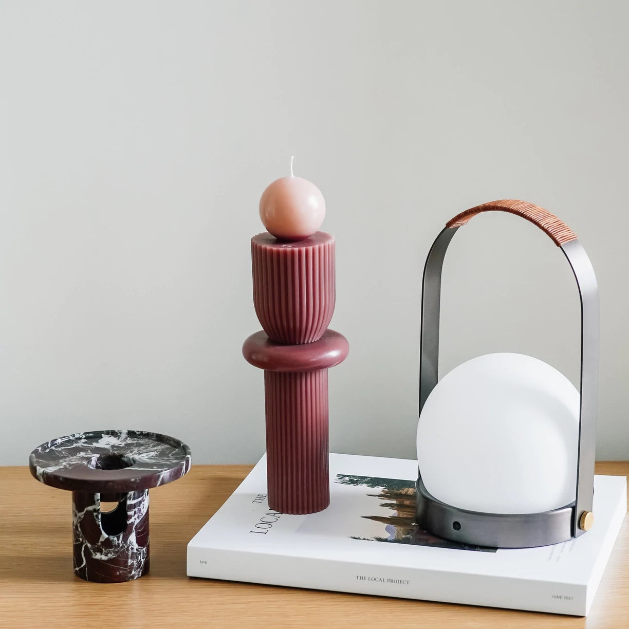Barrenjoey Candle | Red Ochre & Nude