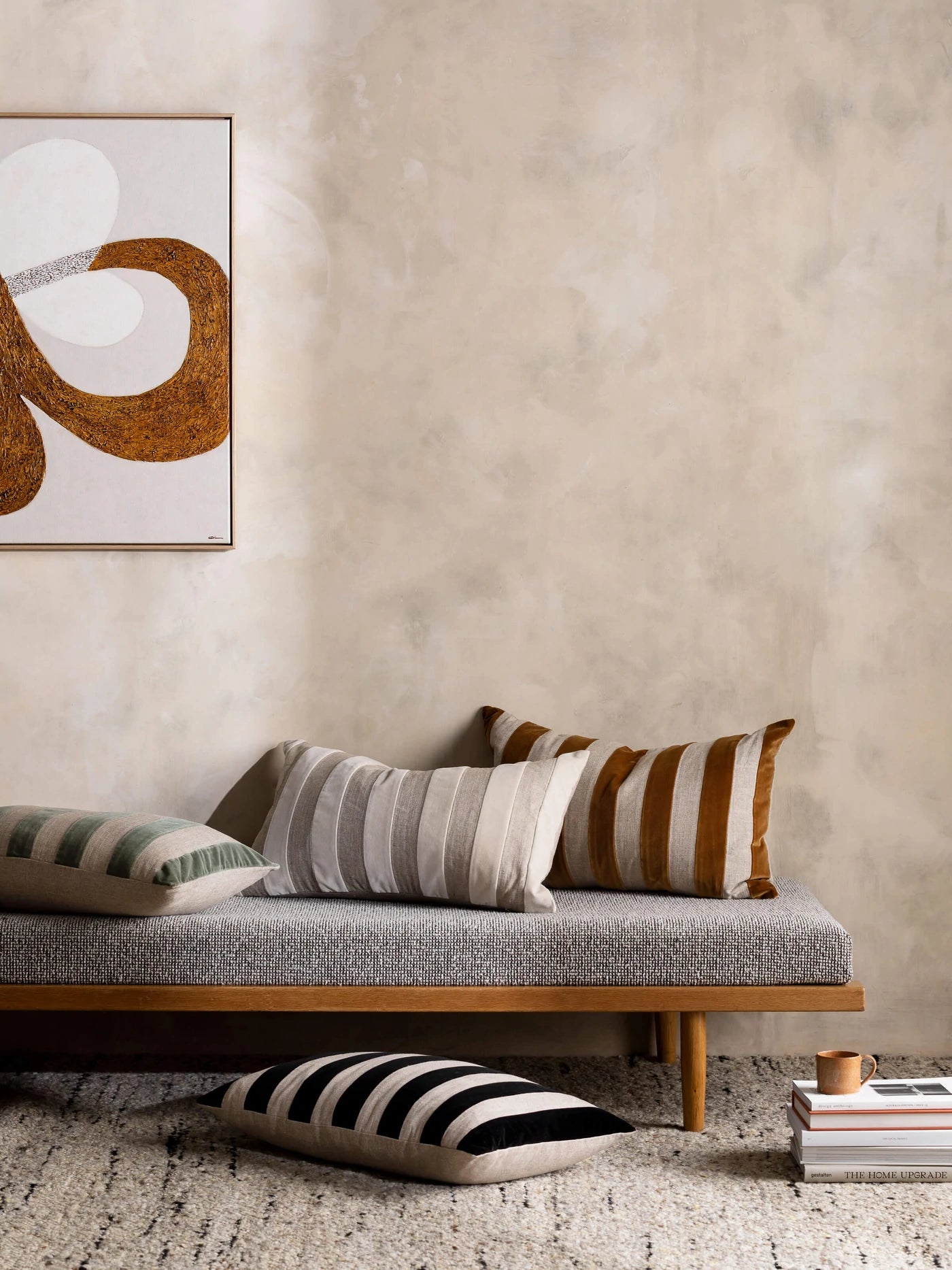 Etro Almond Stripe Cushion