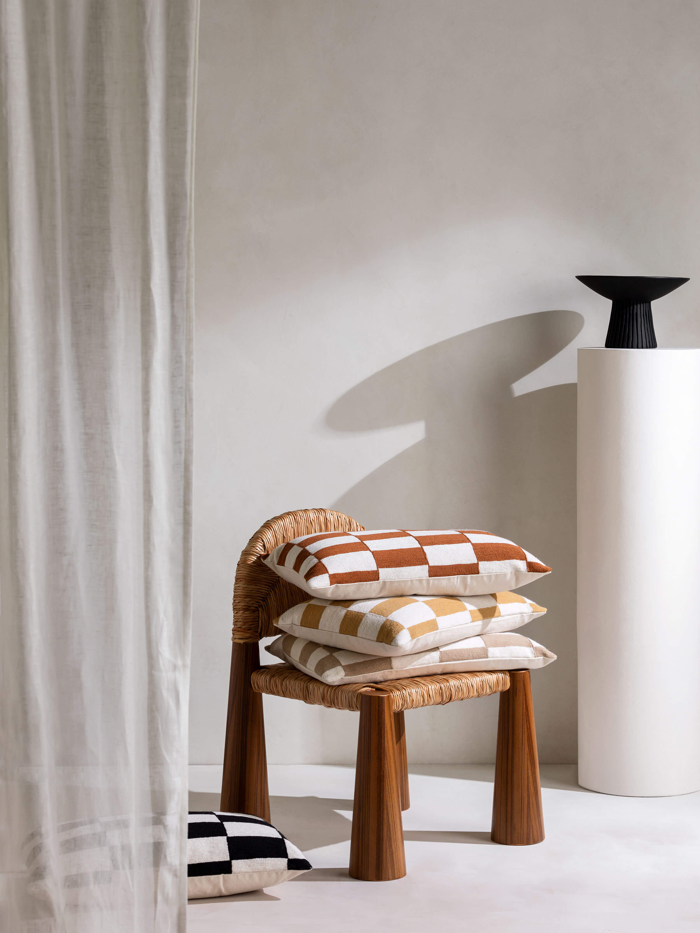 Harper Ochre Cushion