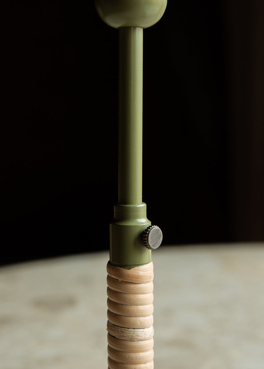 Duca Candle Holder | Olive Green