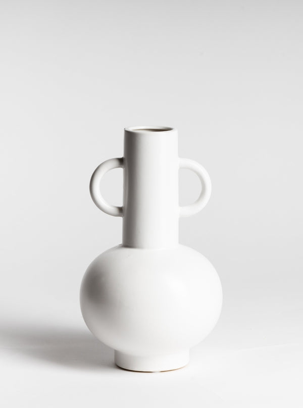 Louis Vase Large | White