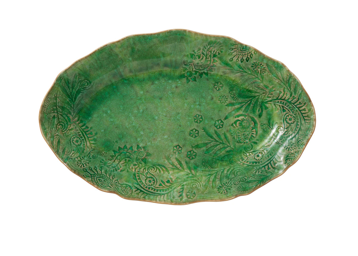 Arabesque Small Oval Server