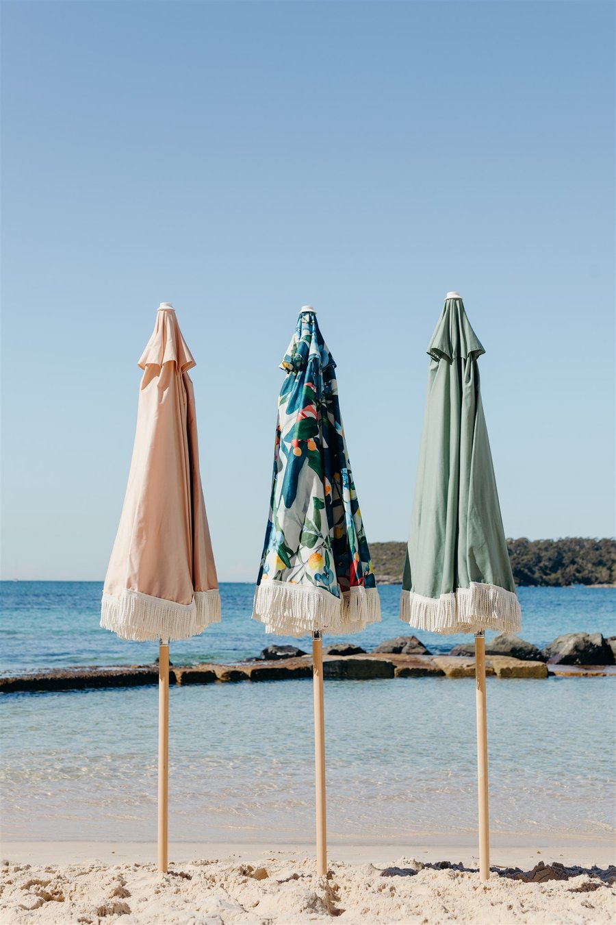 Premium Beach Umbrella | Sage