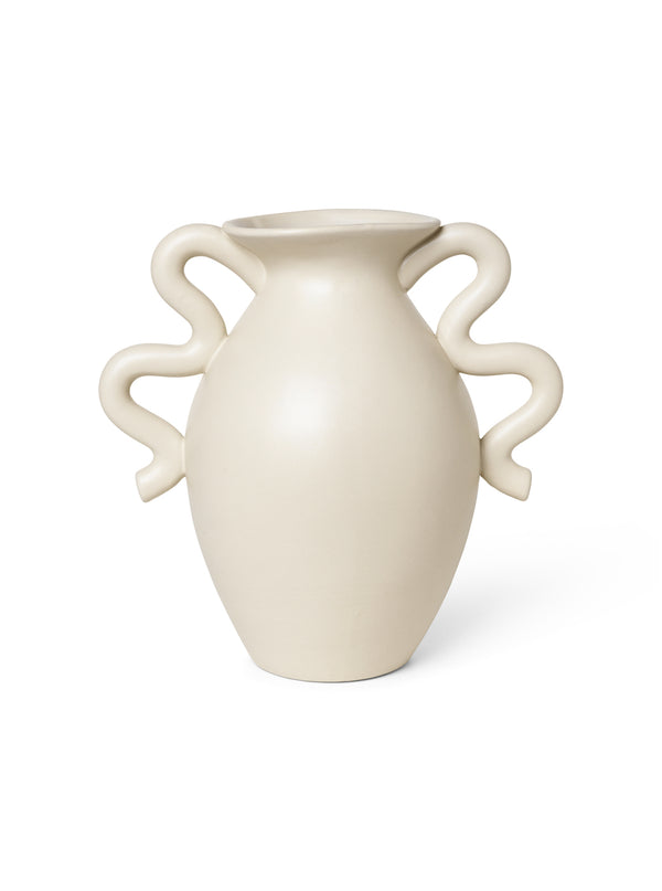 Verso Table Vase | Cream