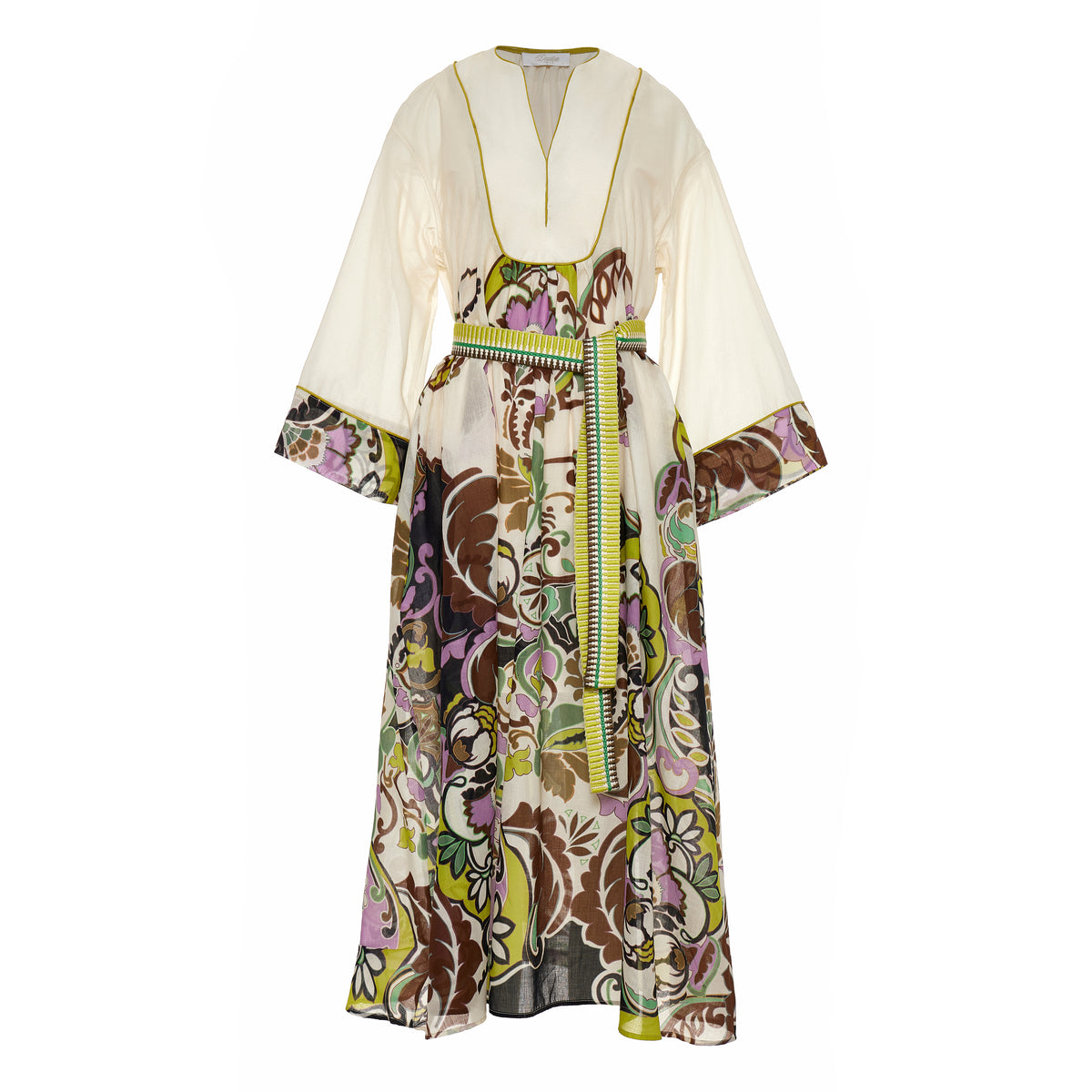 Printed Dress w Belt