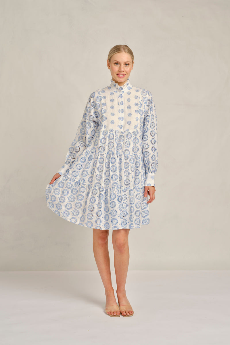 Stella Posy Dress - Bluebell