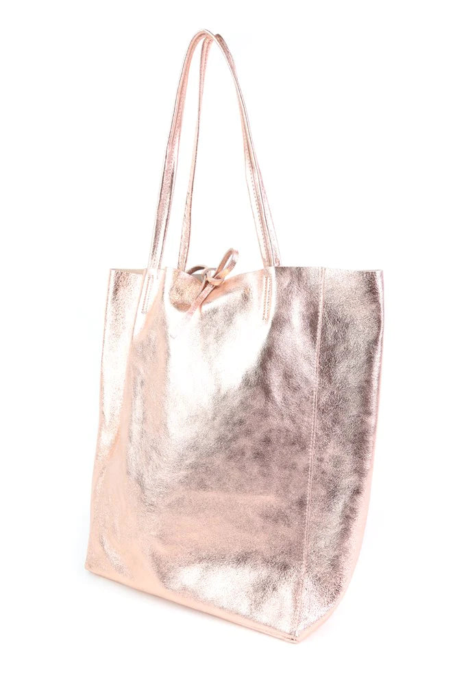 Metallic Tote