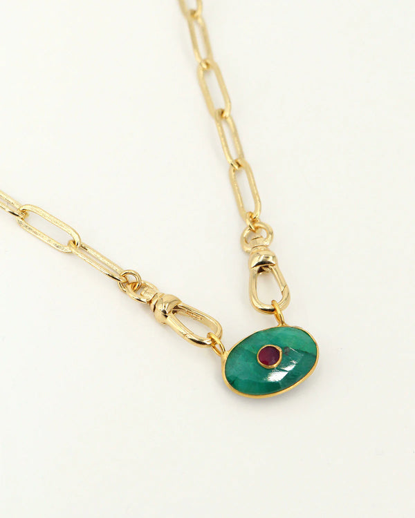 Deva Necklace | Emerald