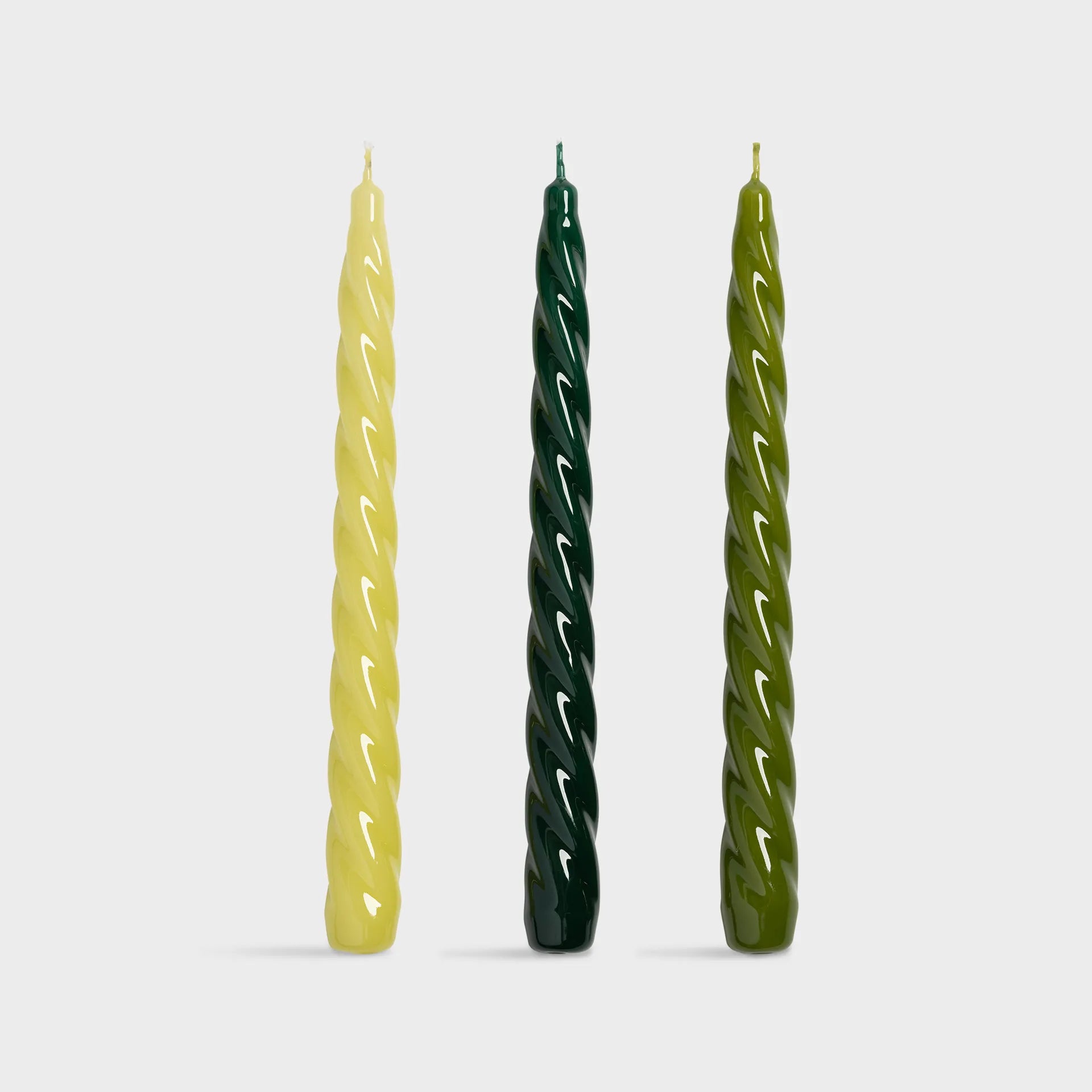 Candle Bravo Set 3 | Greens