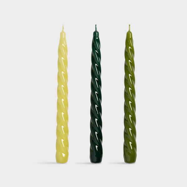 Candle Bravo Set 3 | Greens