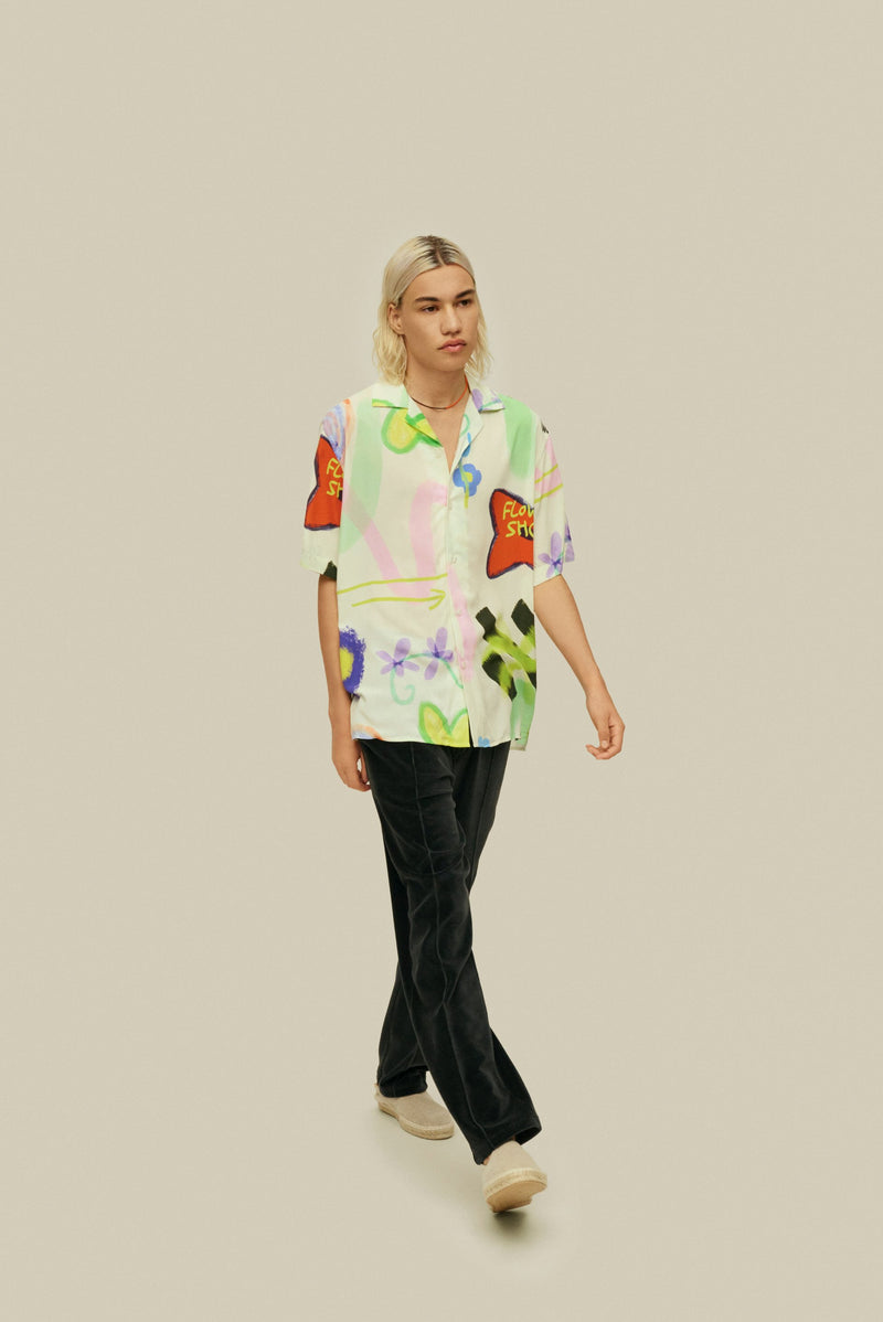 Flower Shop Viscose Shirt