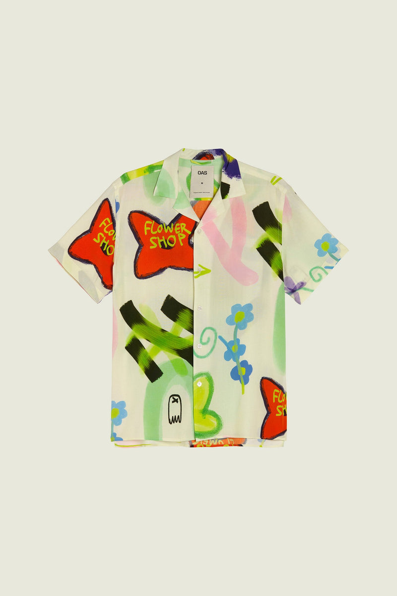 Flower Shop Viscose Shirt