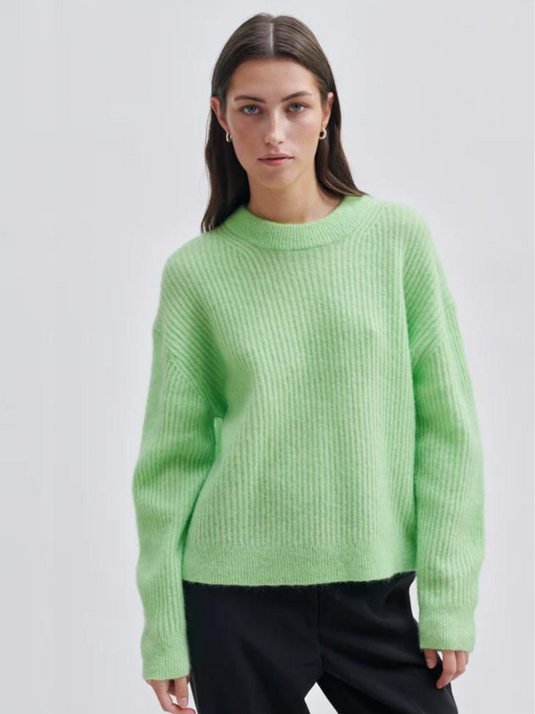 Brook Knit Rib O-Neck