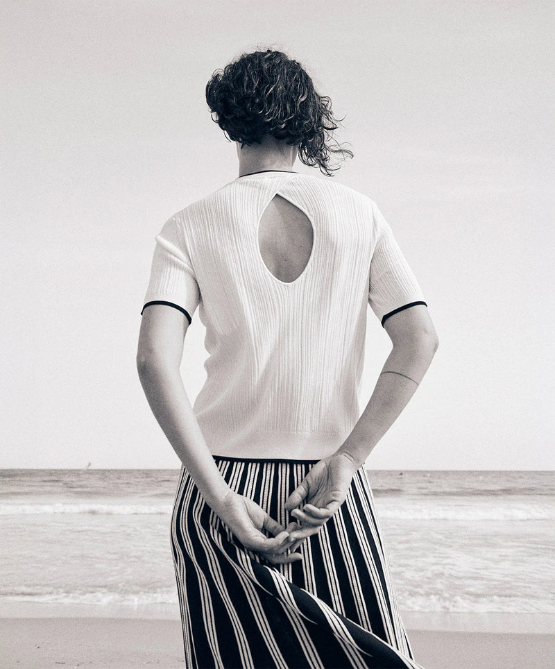 Short-sleeve Knit Tee