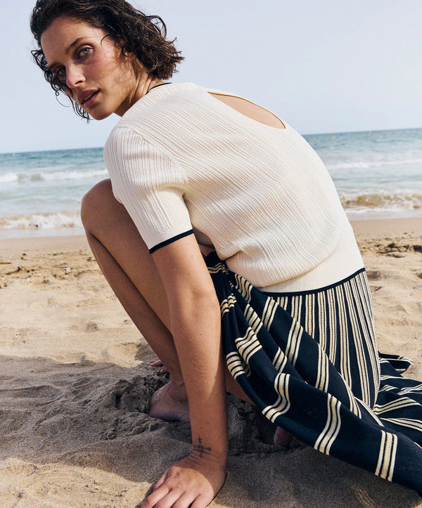 Short-sleeve Knit Tee