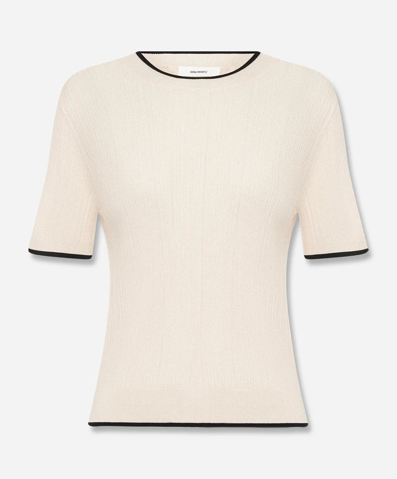 Short-sleeve Knit Tee