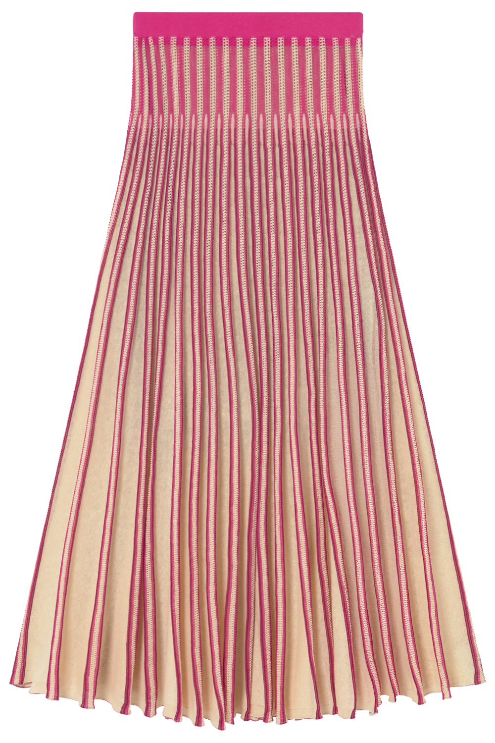 Radial Knitted Skirt