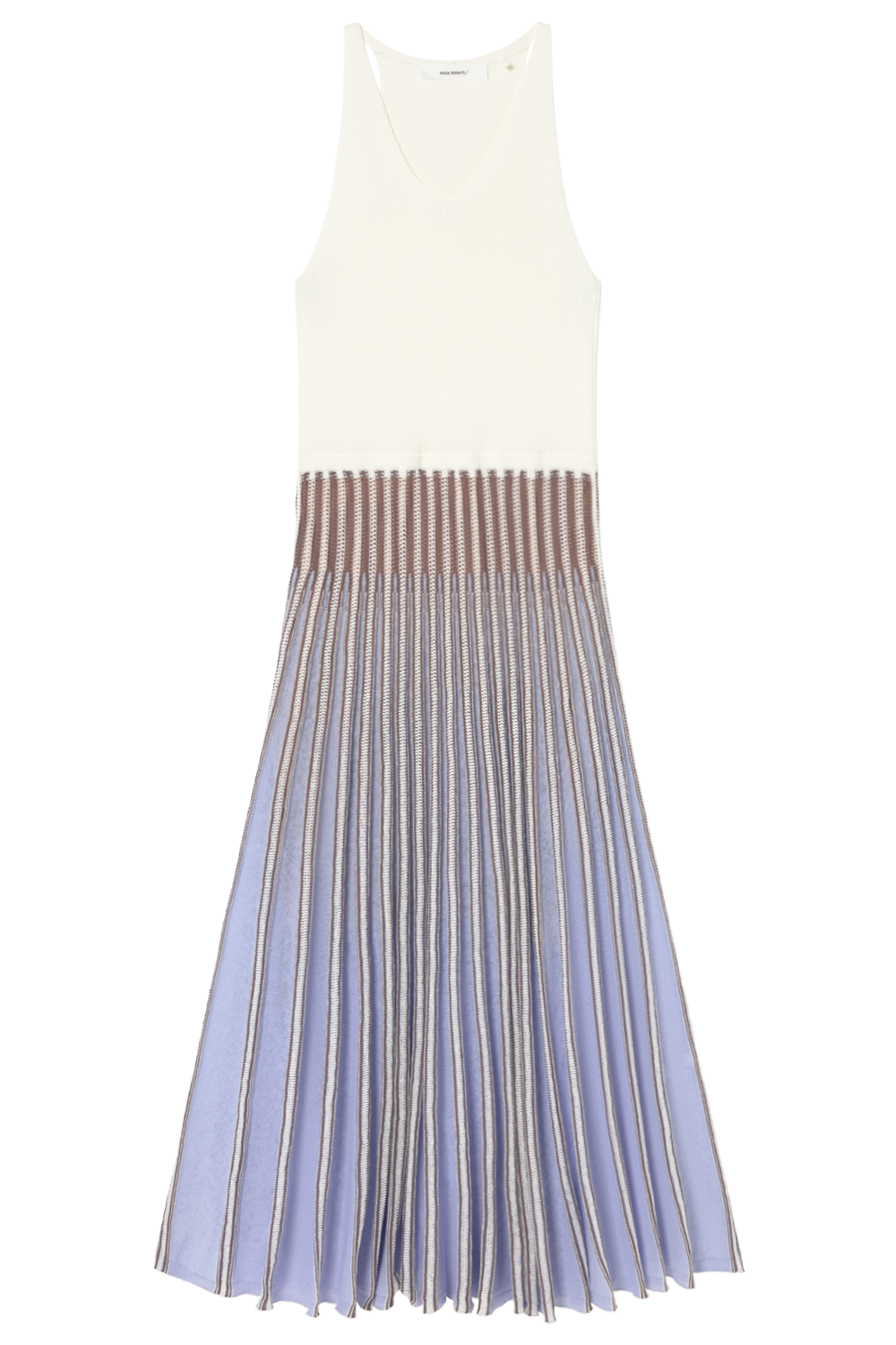 V-Neck Contrast Dress