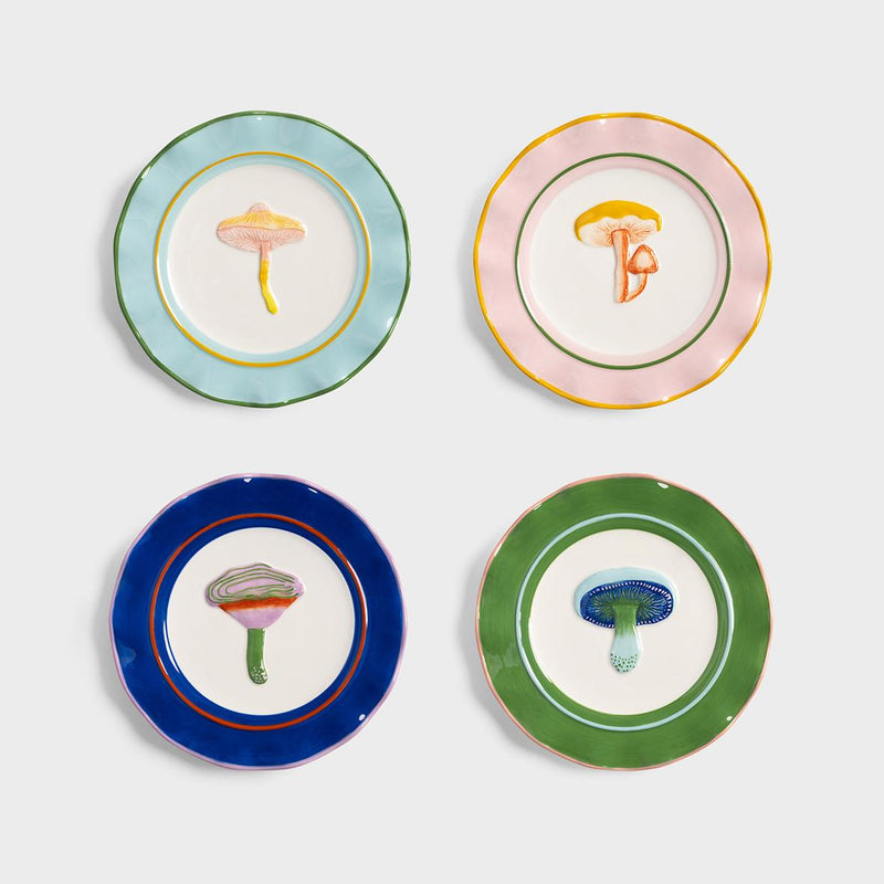Plate Set 4 | Magic Mushroom