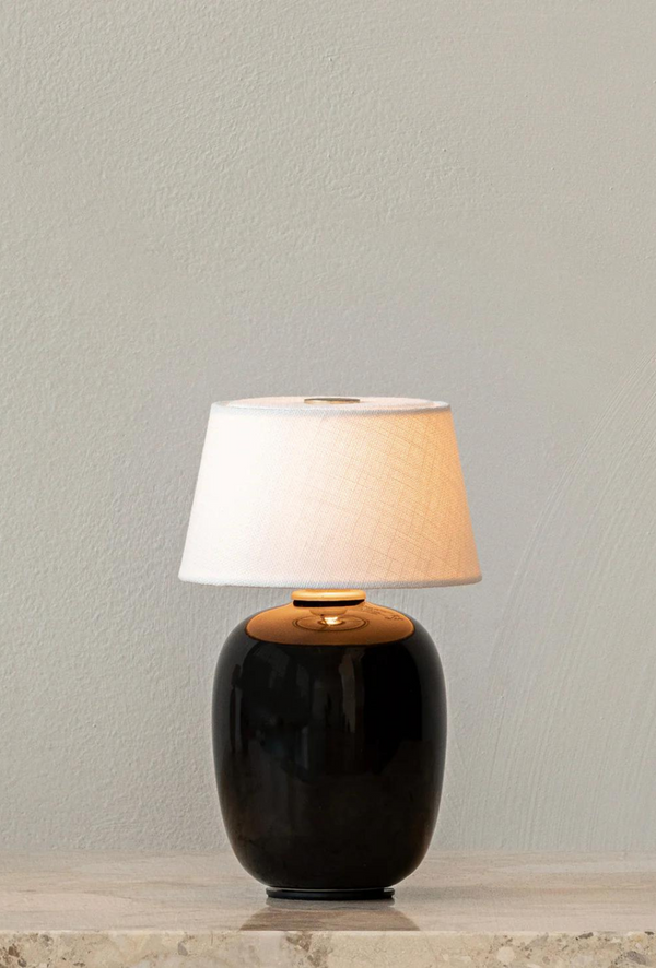 Torso Portable Table Lamp | Black