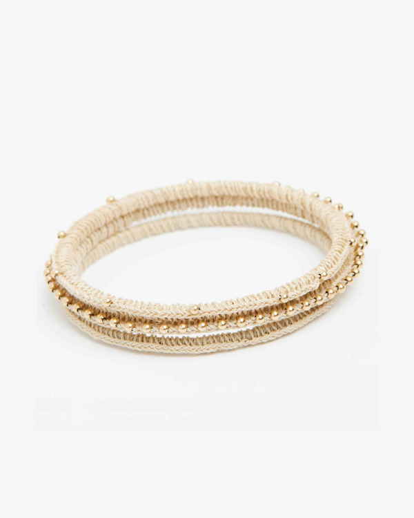 Luxe Woven Bangle Set