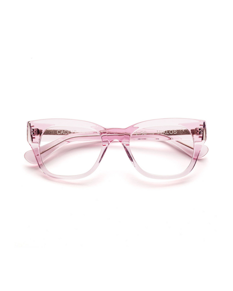 Miklos Polished Clear Pink