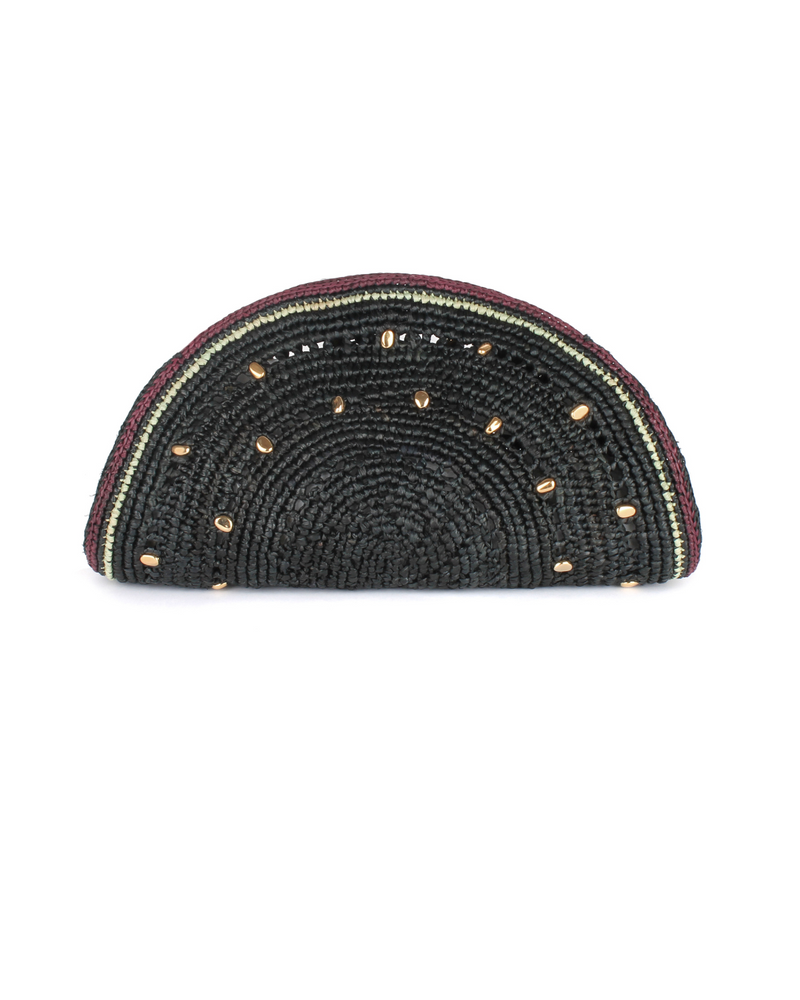 Sol Raffia Clutch