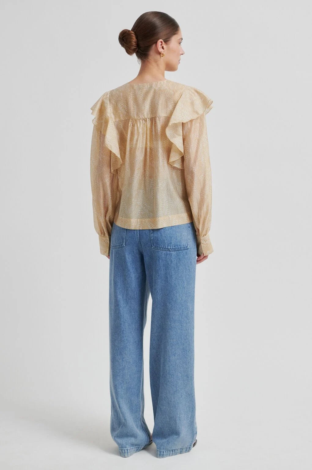 Hide Ruffle Blouse