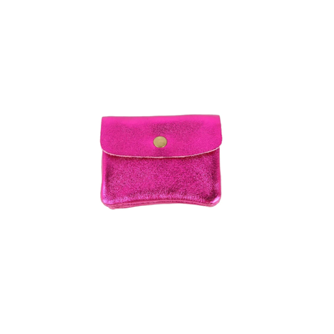 Coin Purse | Metallic Fuschia