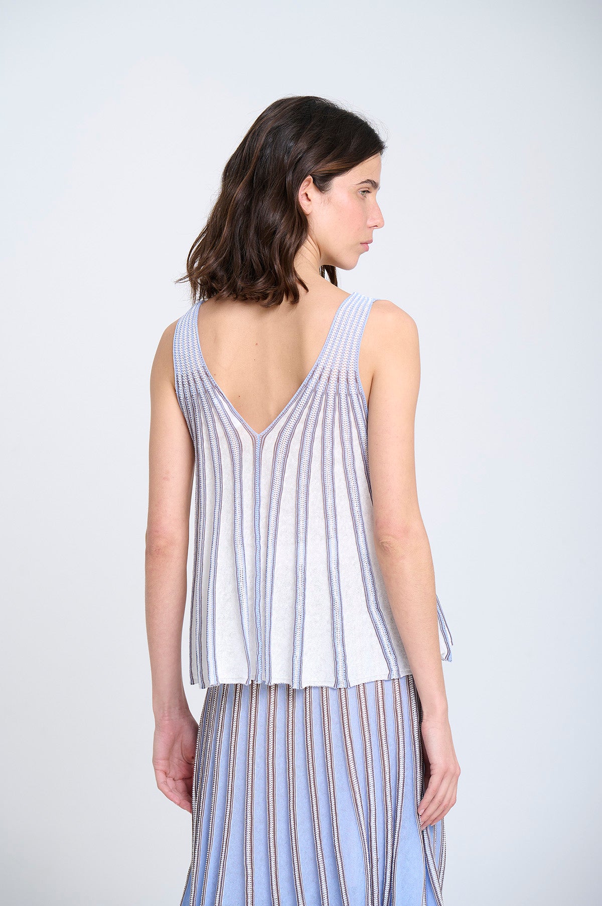 V-Neck Knitted Top