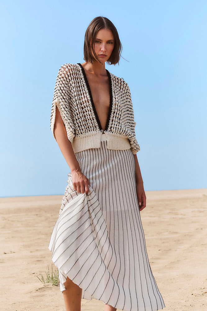 Textured Knit Vest