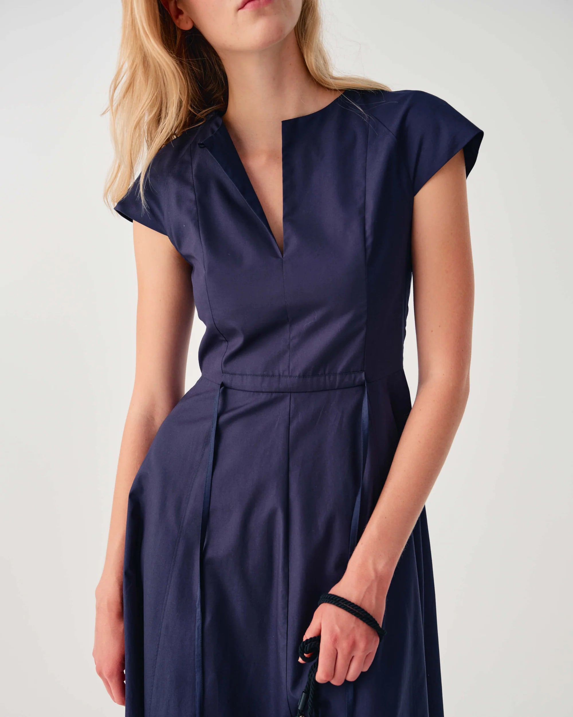 Midi Dress With Belt