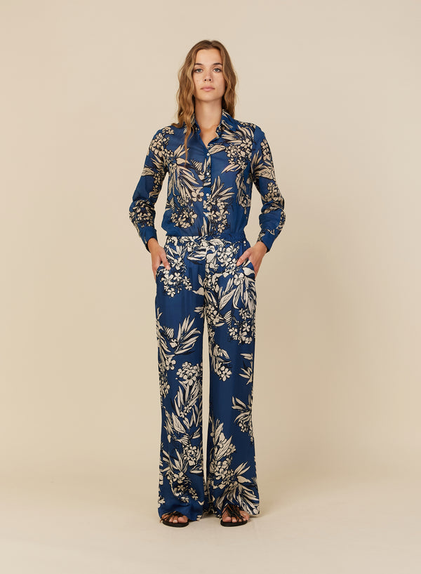 Palomo Trouser | Blue Floral