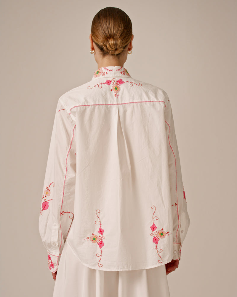 Poplin Embroidered Shirt