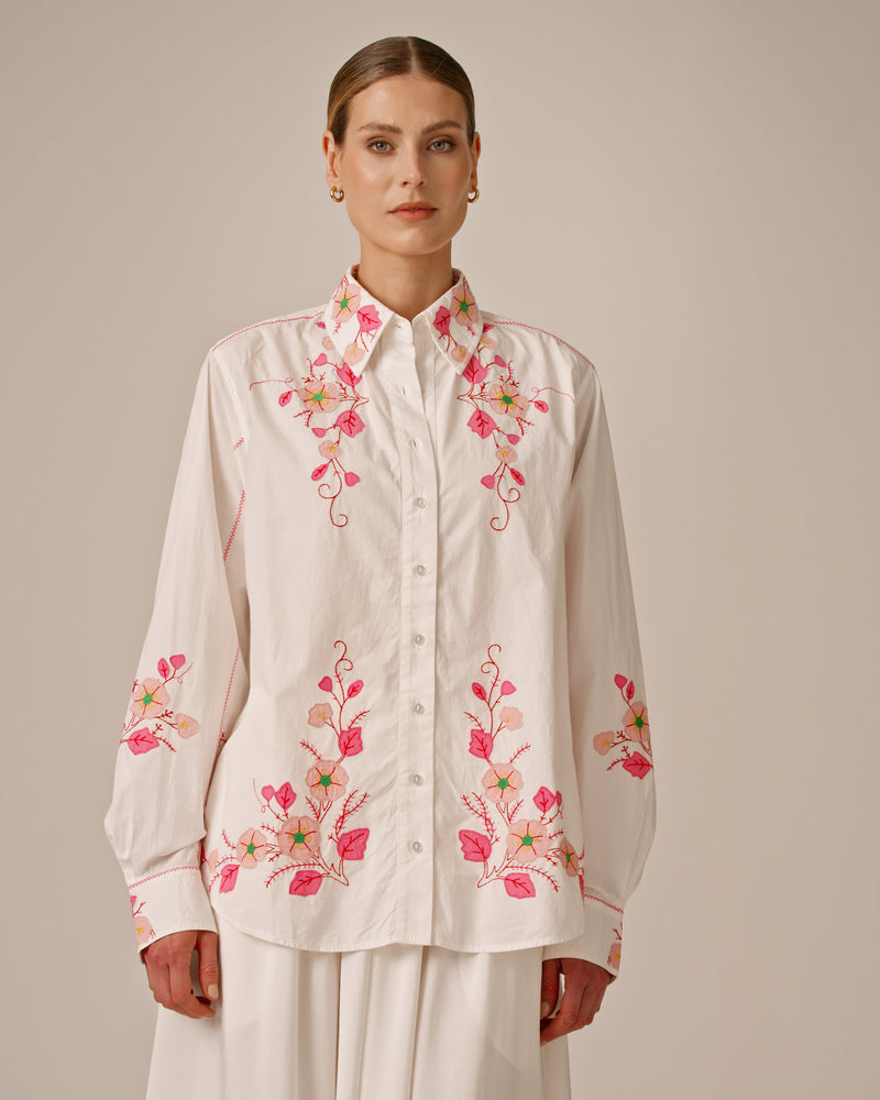 Poplin Embroidered Shirt