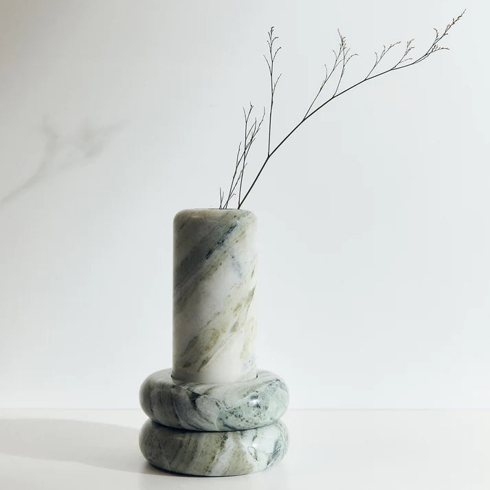 Molecular Vase Thin | Jade Green