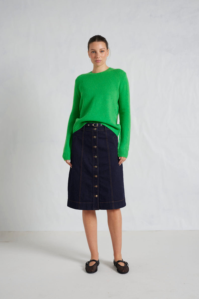 Georgia Sweater | Lime Green