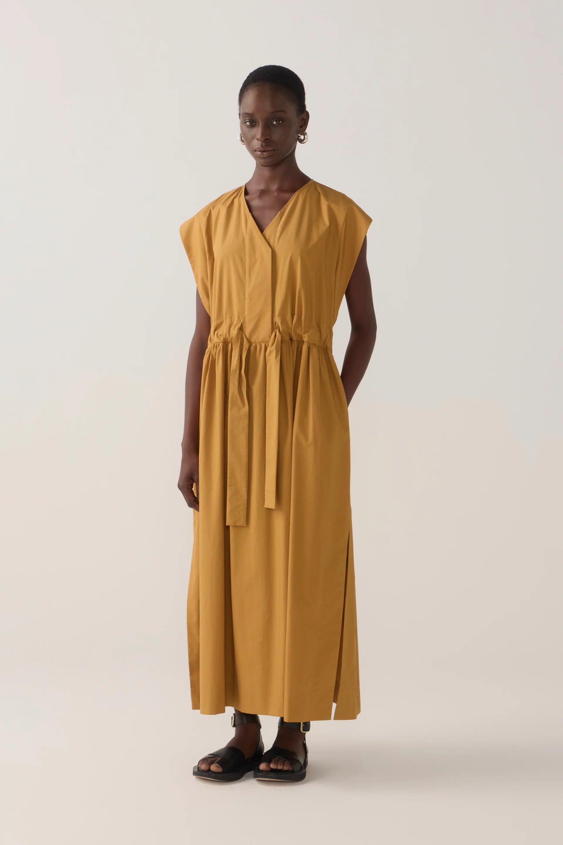 Arden Dress | Ginger Cotton Tencel